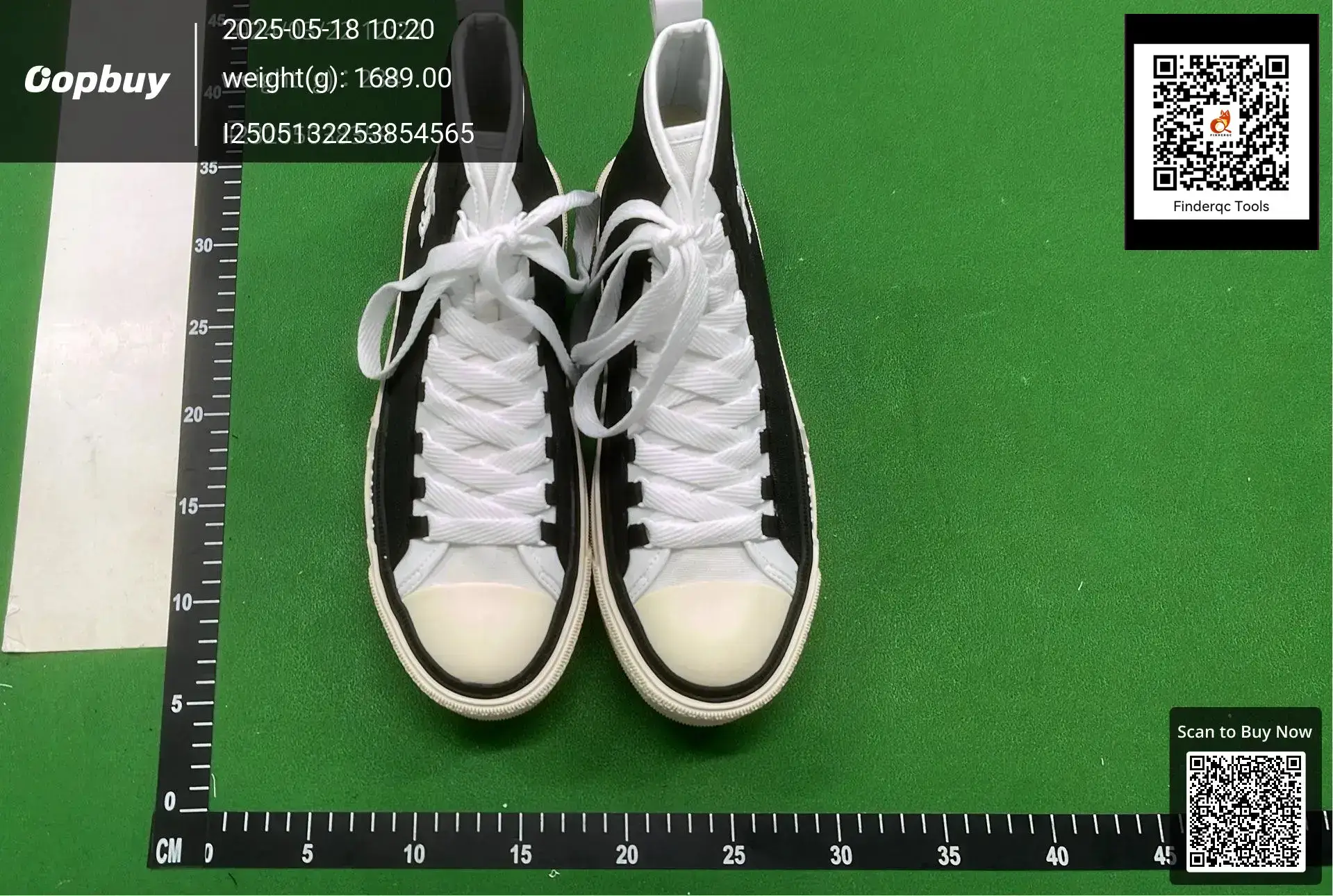 European Station High-top Men's Casual Canvas sneaker Light Luxury Lace-up Platform Sneakers Trendy All-match White Shoes