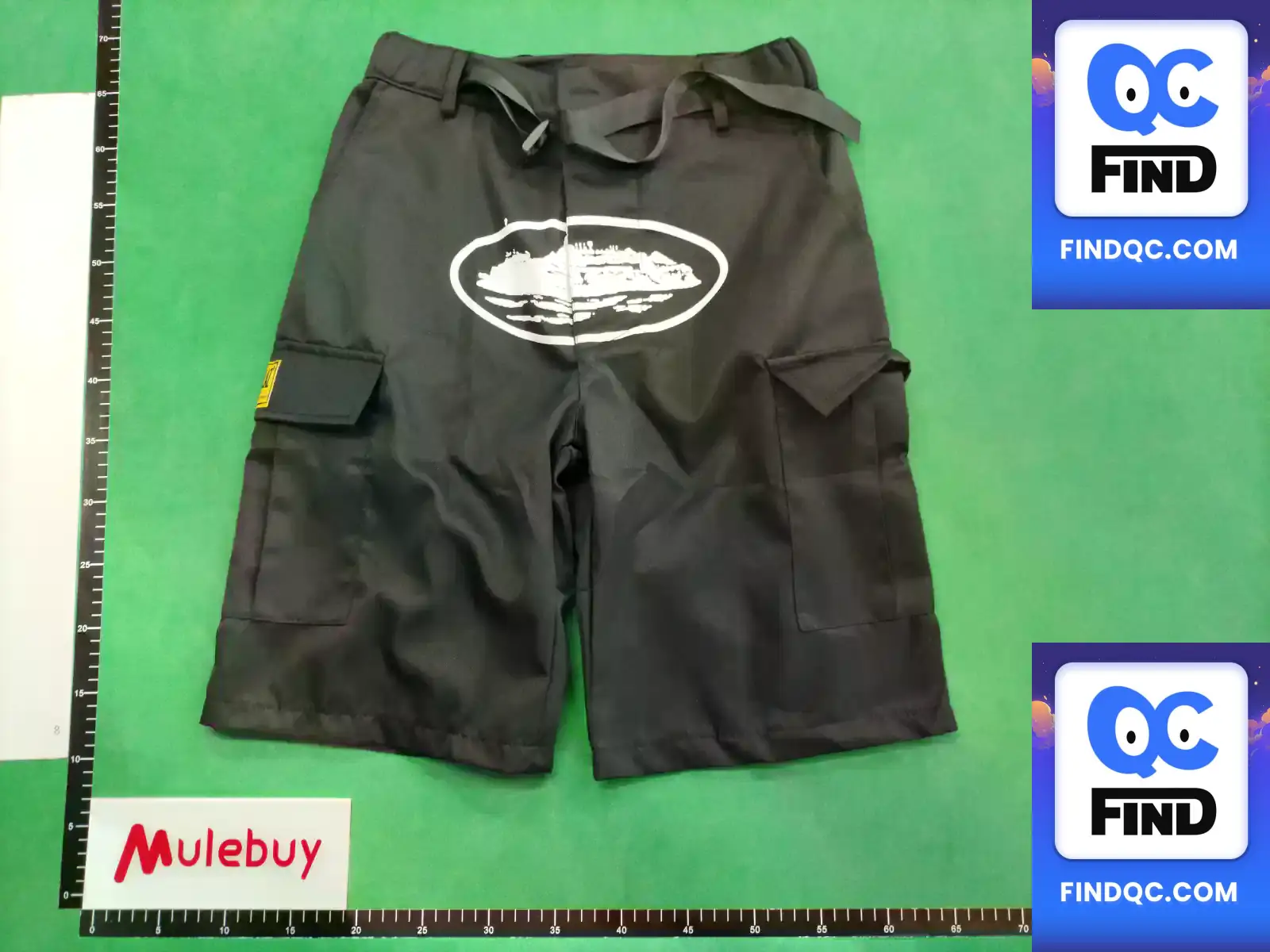CORTEIZ Alcatraz work pants trend printing casual paragraph shorts high street casual multi-pocket men and women shorts