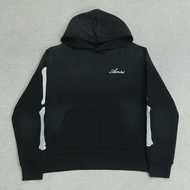 AI卫衣袖臂骨骼刺绣R999 Foto QC de WEIDIAN na Qualit.ly