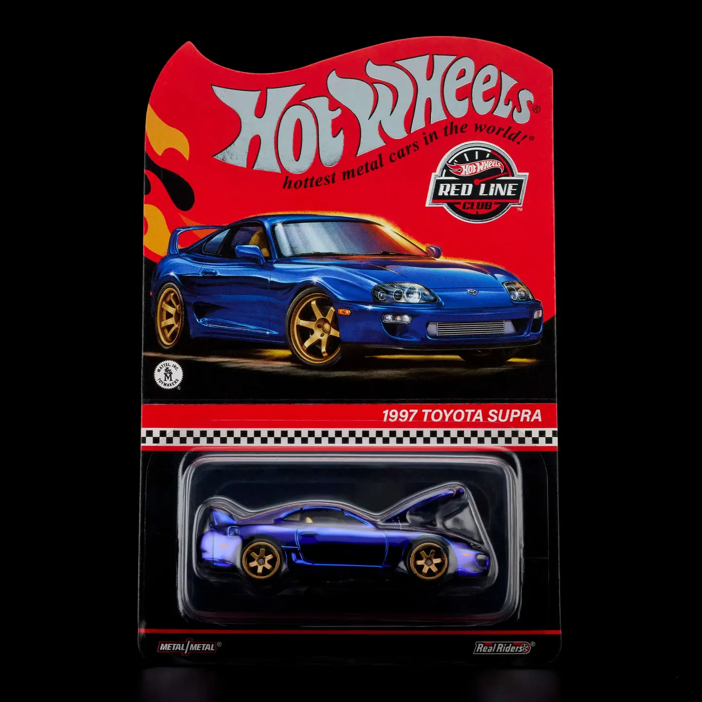 Hot Wheels Rlc 1/64 1997 Toyota Speed Demon Bull Demon King Supra Toyota Open Cover Electroplating