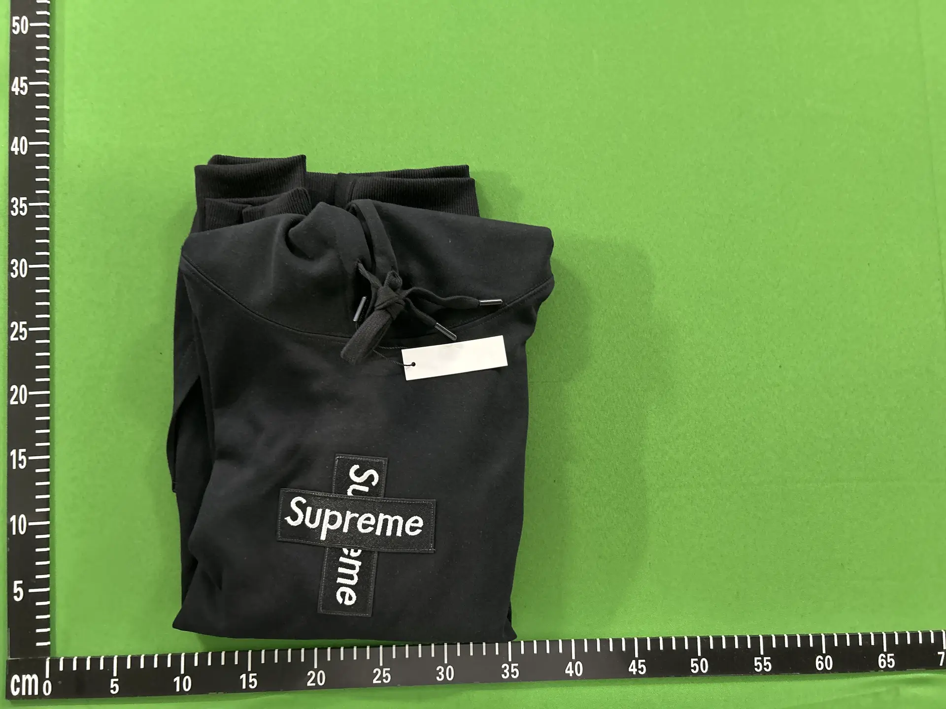 Supreme Cross Box Logo Hoodie Black