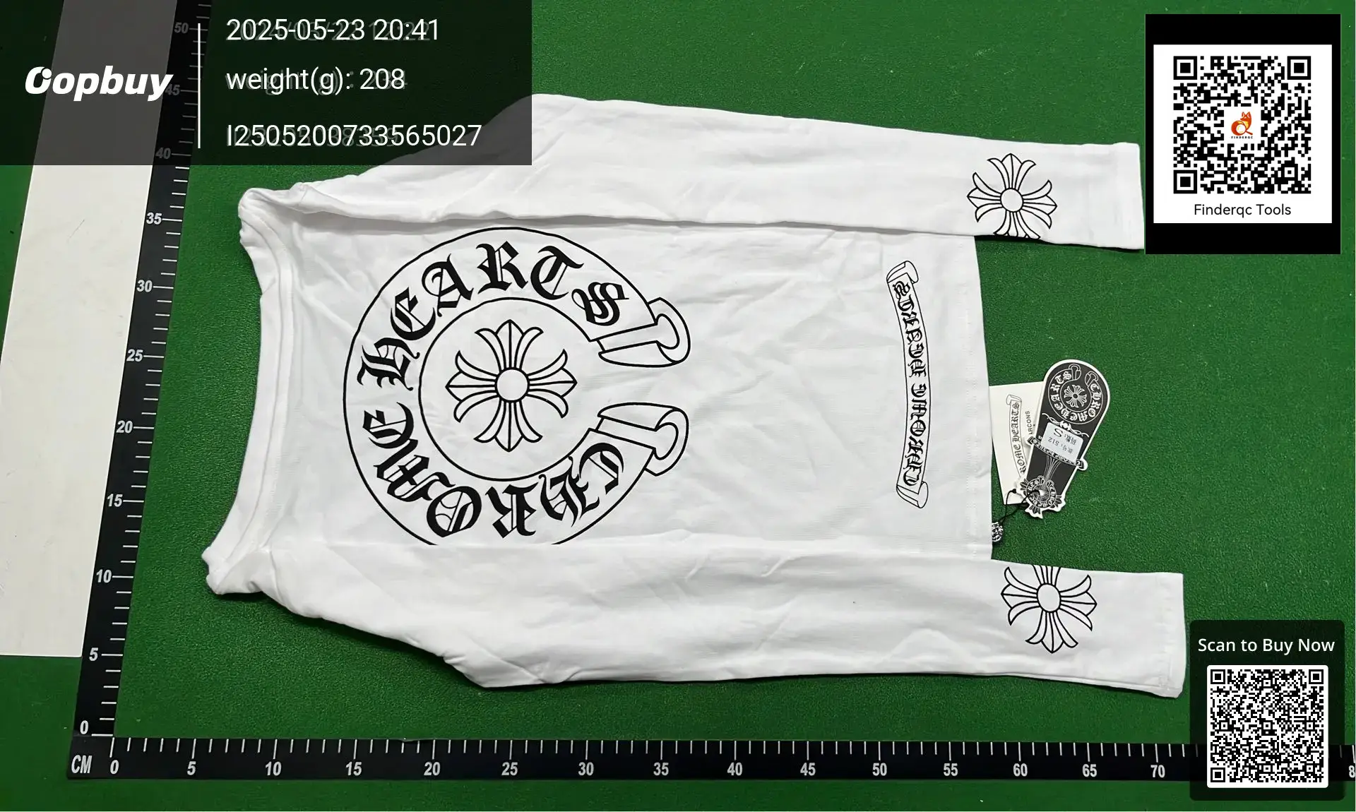 Chrome Hearts Long Sleeve T-Shirt White