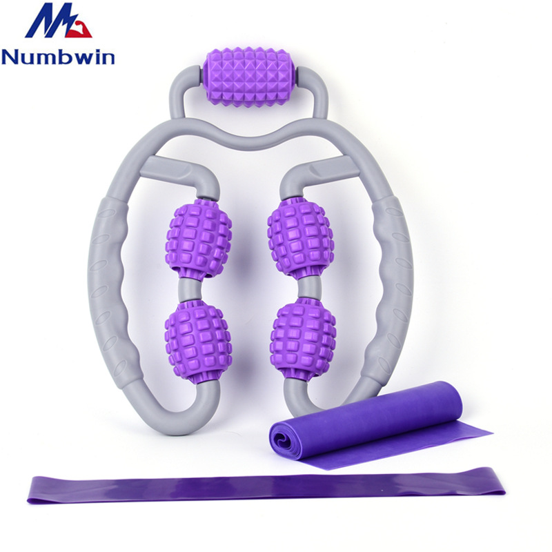 Five-ball ring leg massager set tension band resistance ring towel exercise hip Amazon explosive combination