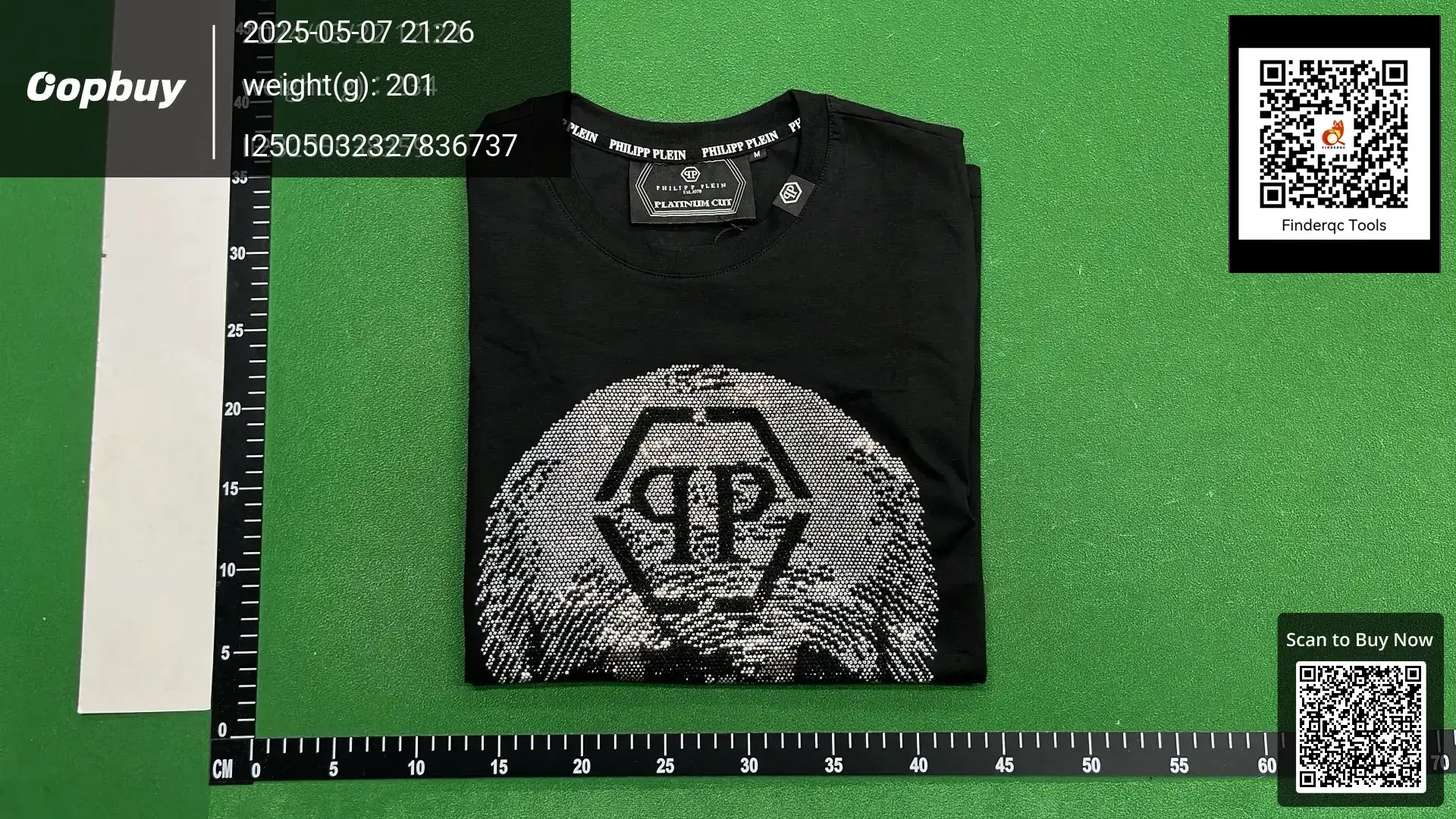 Trendy Brand Philip Plain Spring and Summer Short-sleeved Men's Round Neck T Aggressive Personality Hot Drilling PP Fashion Casual Men's Short T
