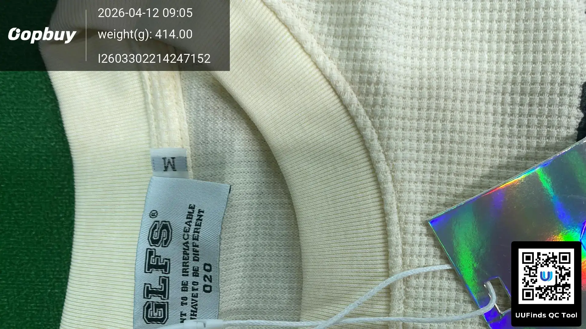 GLFS Long Sleeve T-Shirt Cream