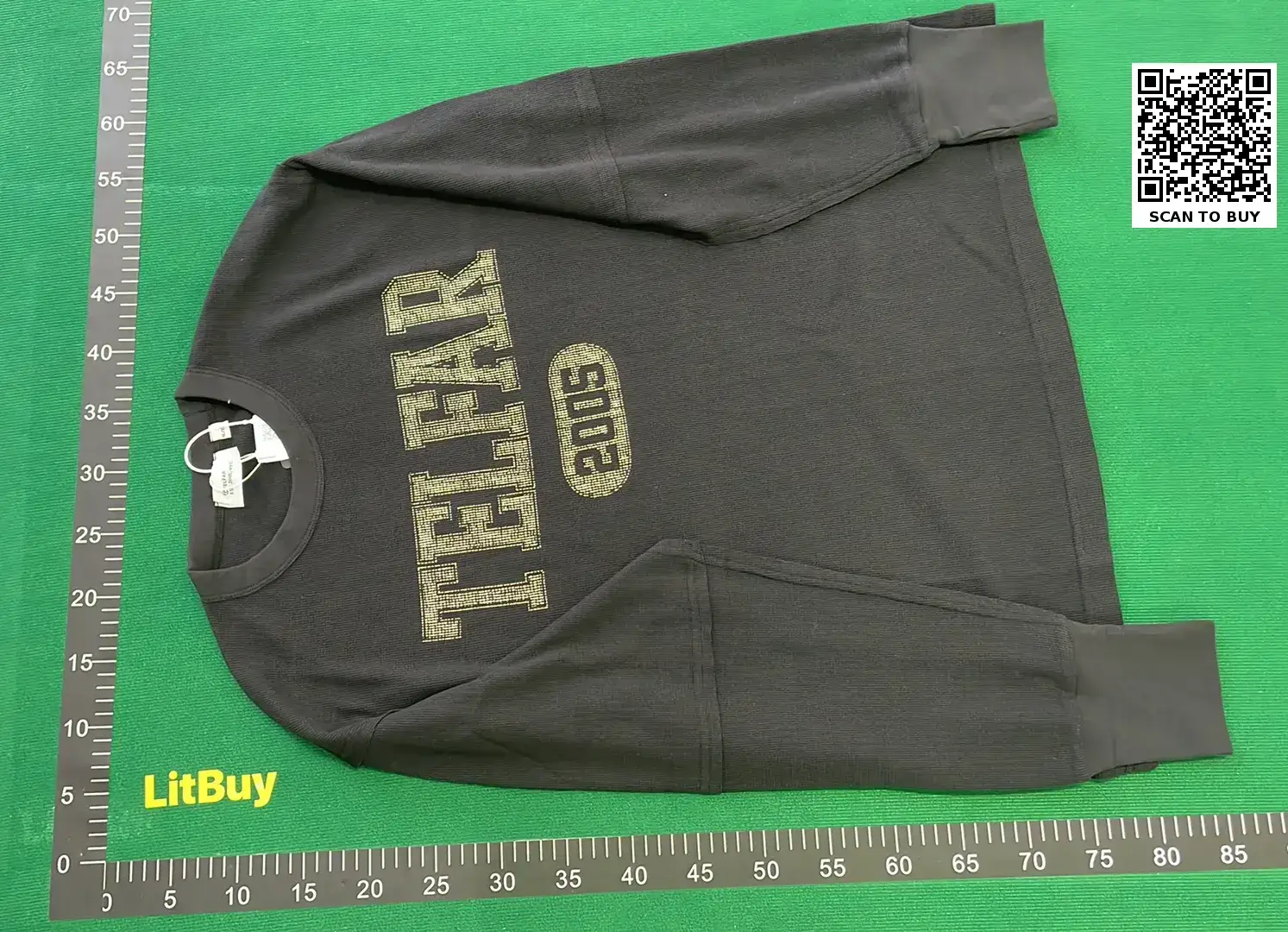 Vintage style washed vintage waffle long sleeved street style slim fit Curtis Martin same style