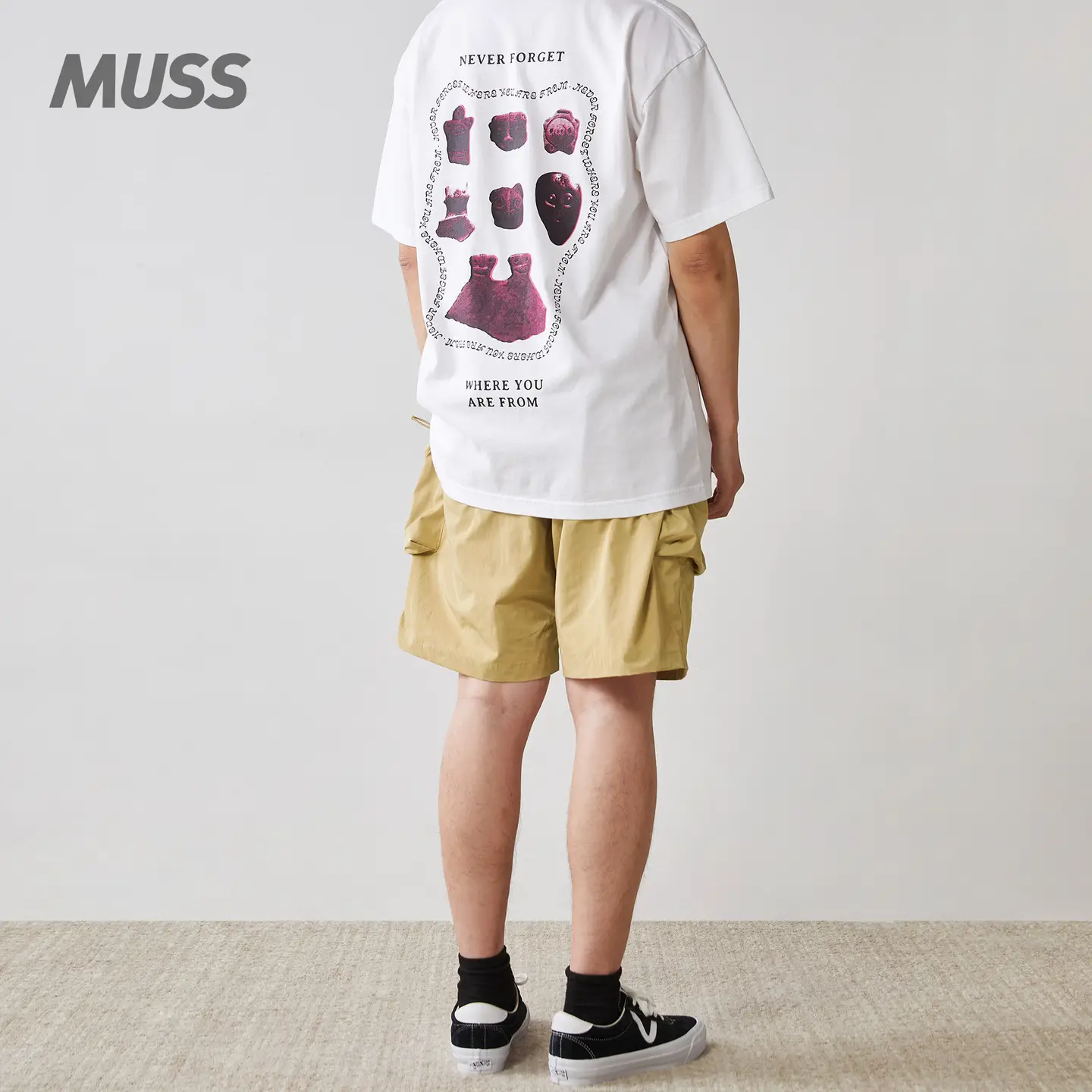 In Stock Patta Ancestors Tee Cotton Retro Totem Slogan Print Short Sleeve T-Shirt 24Ss