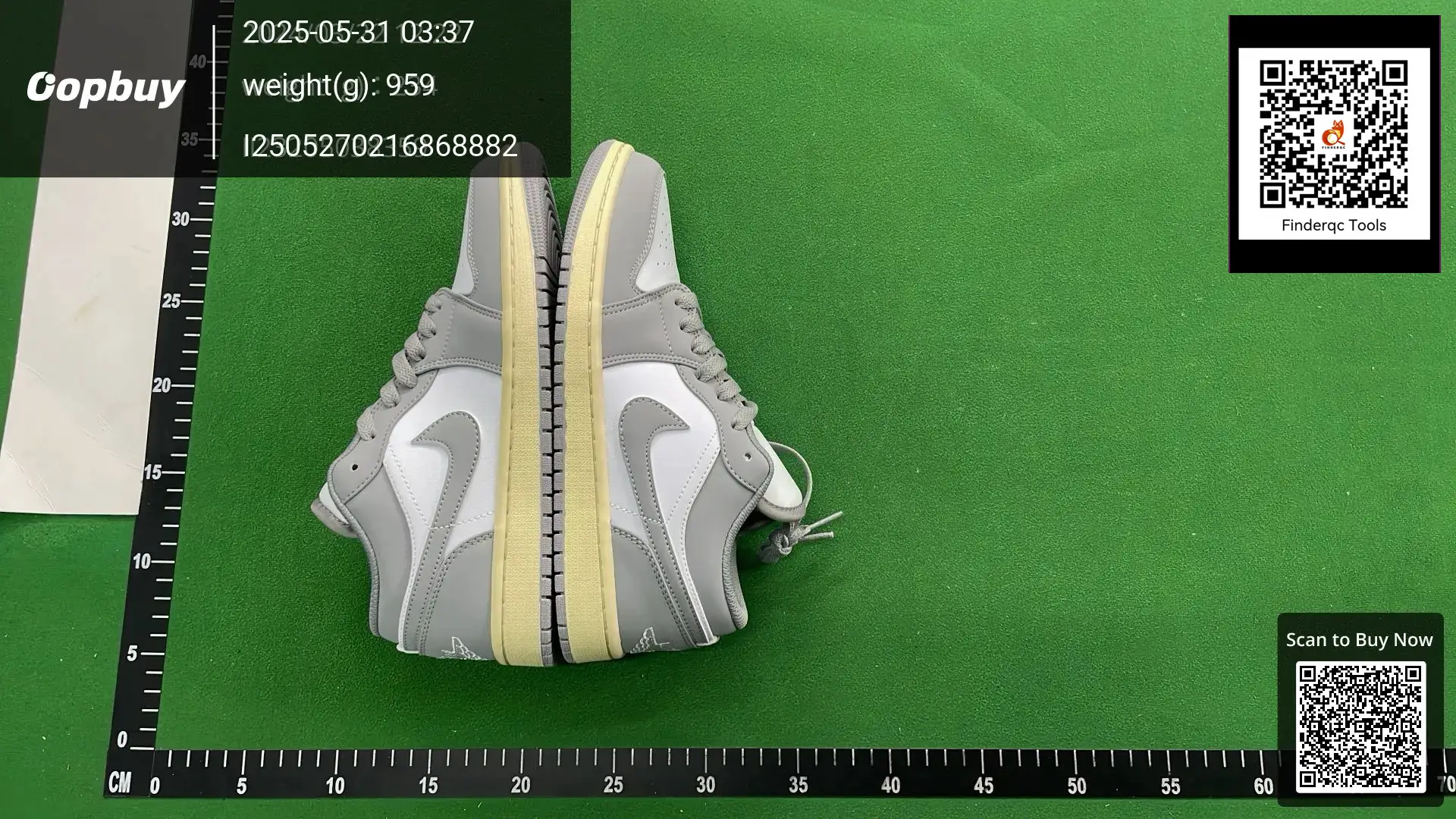 Jordan 1 Low Grey White