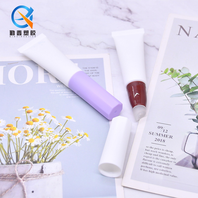 New 19 diameter lipstick hose 10ml lip gloss PE squeeze cosmetic hose lip balm plastic lip balm tube