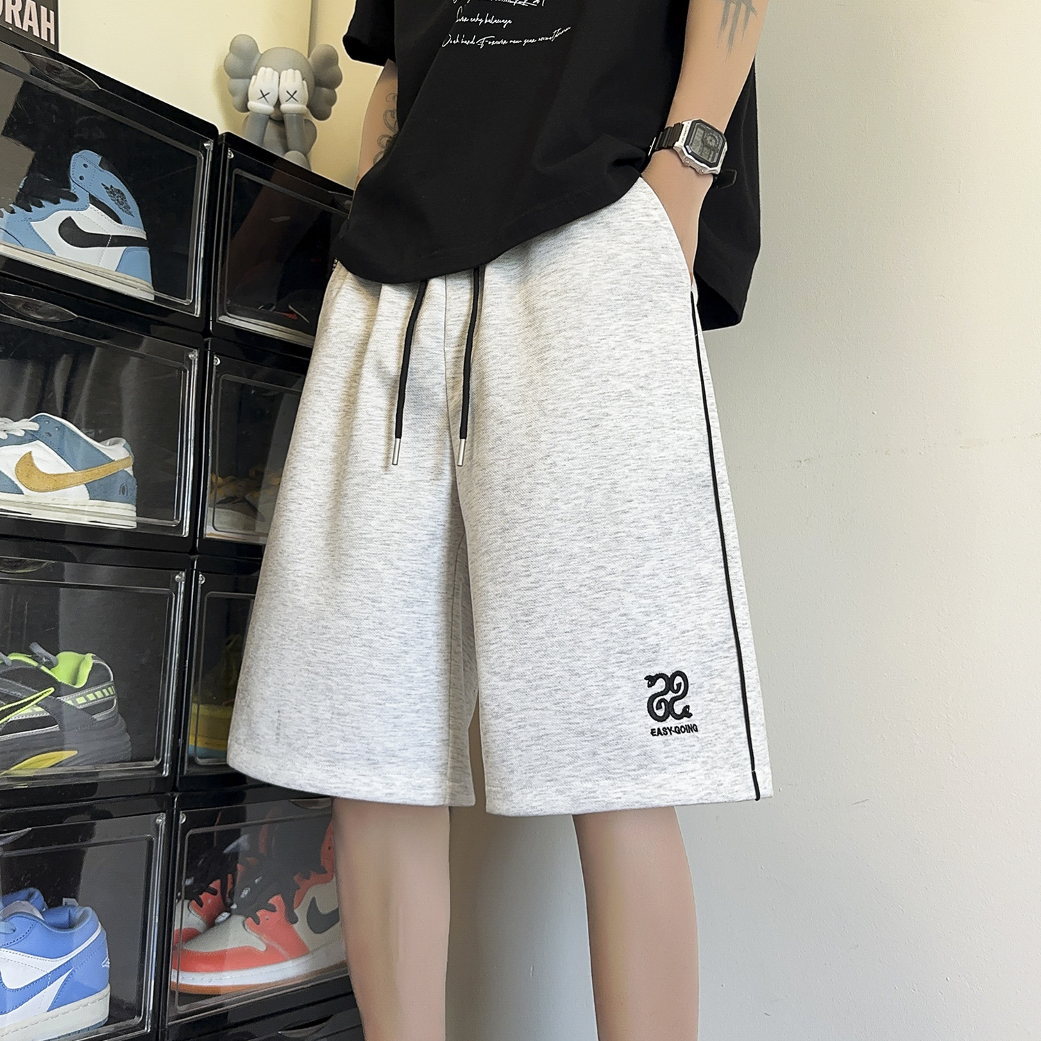 Men's Summer Sports Shorts, Thin and Versatile Breathable Casual Pants, 2026 New Youth Style Five-Point Shorts for Men