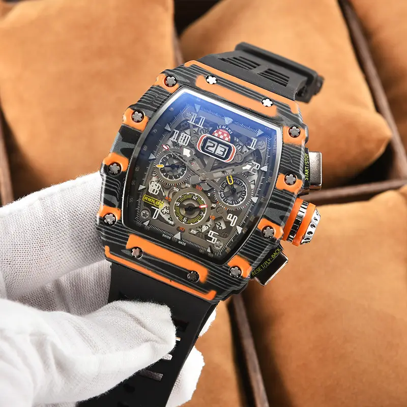 LEMARS Sports Watch Orange Black