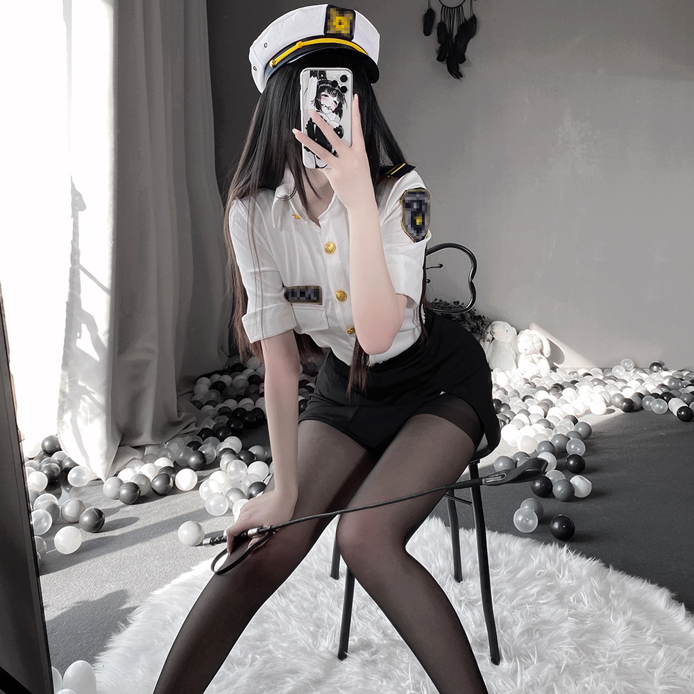 Lin Linting Sexy Lingerie Uniform Temptation Pure Desire Clothing Uniform suit Flirting Hot Bed Passion