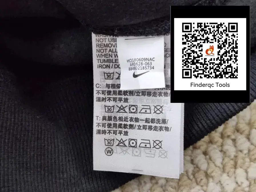 Nike Men's and women's double hat sweater fleece-lined breasted pants