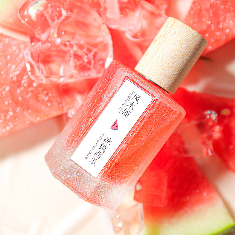 Douyin Popular Women's Perfume Long-Lasting Watermelon Peach Natural Niche Light Fragrance Fruit Flavor Summer Perfume Wholesale