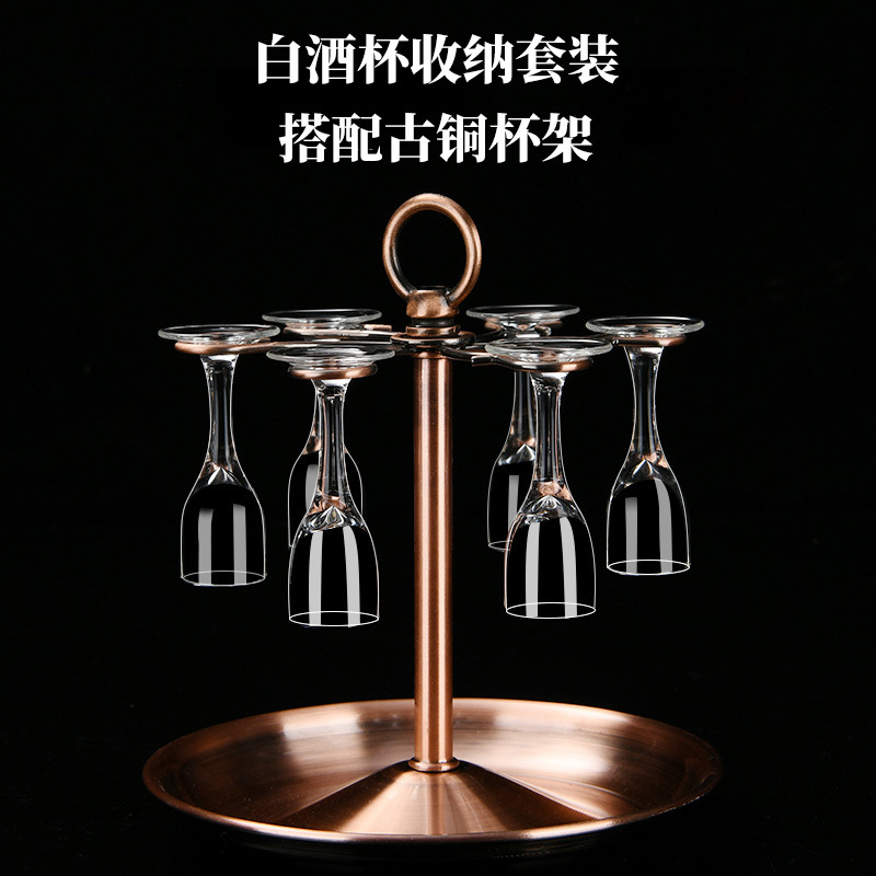Manufacturer's Crystal Glass, Gold-Painted White Wine Glass, One-Glass Goblet, Wine Divider, Wine Cup, High-End Household Wine Set