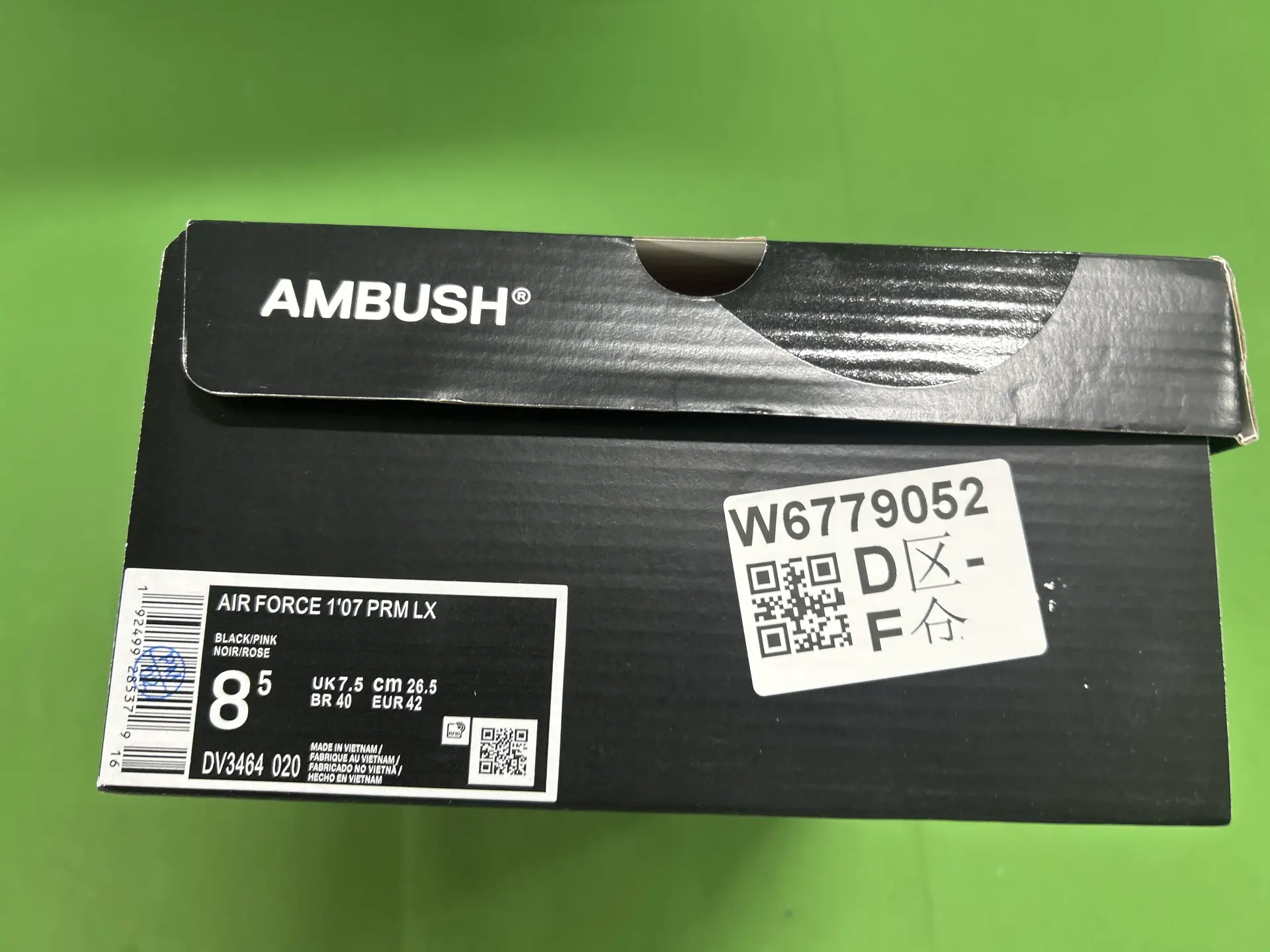 Ambush Air Force 1 '07 PRM LX Black/Pink