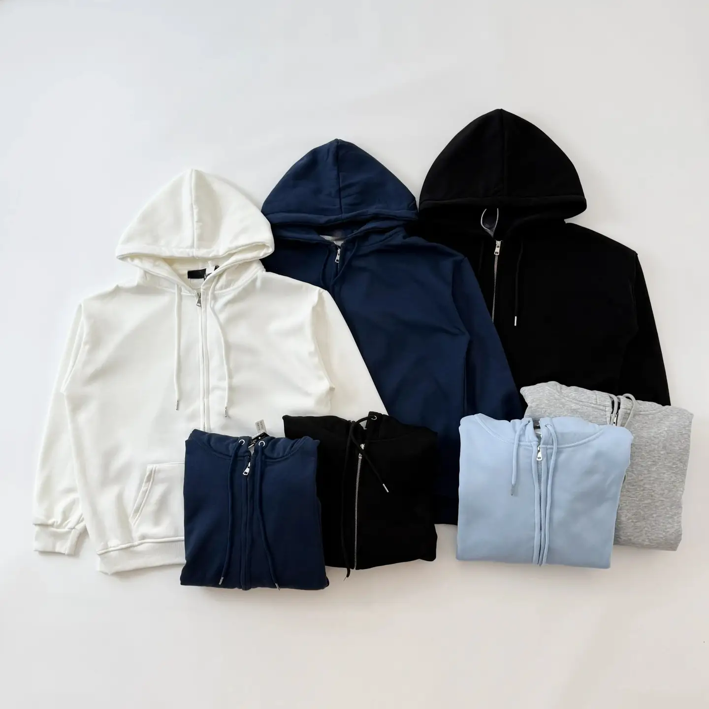 拉链连帽卫衣 男女同款 p 169 yuan
