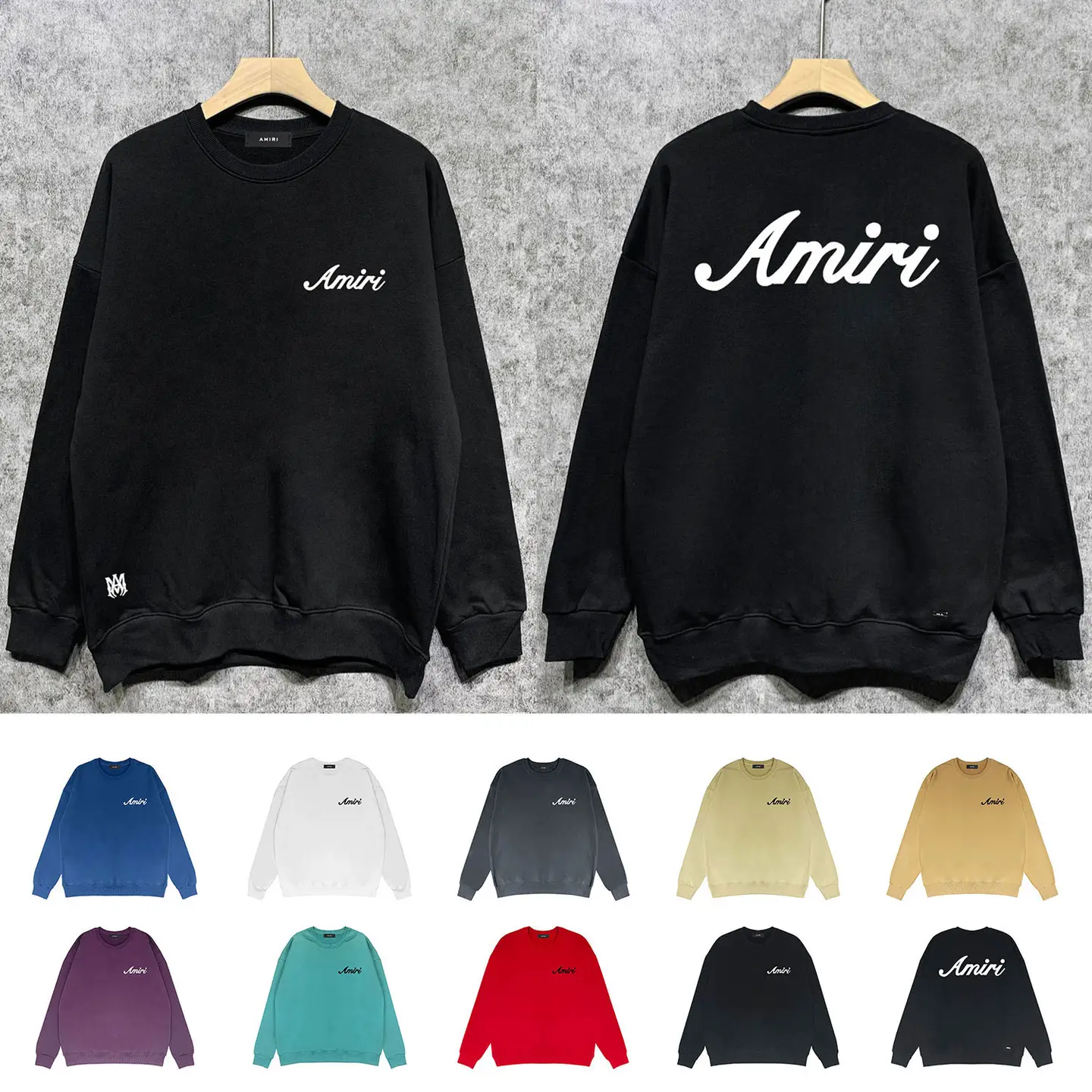 Long-Term and Goods Cross-Border European and American Trendy Brand Crew Sweatshirts Round Neck Sweatshirt