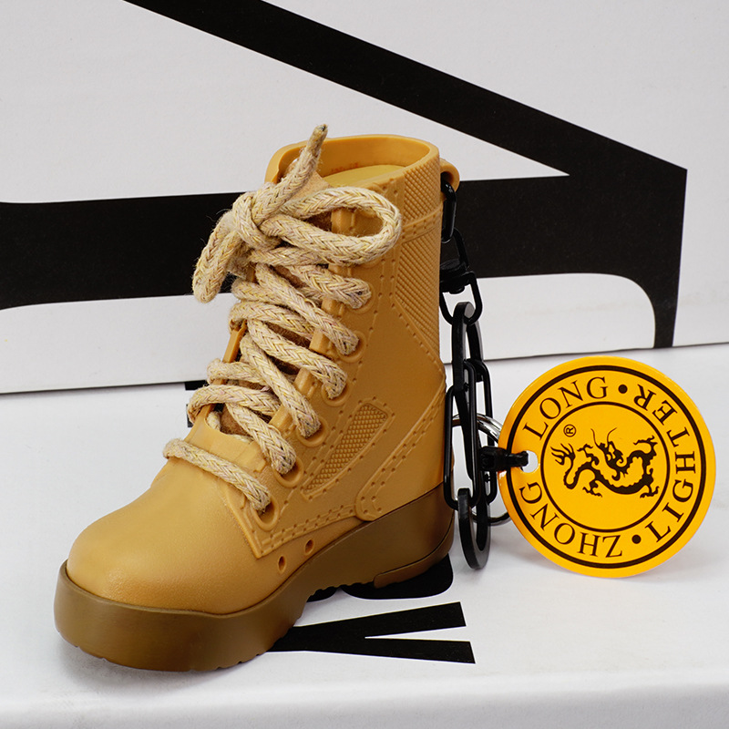 601 lacquer leather boots with wine creative personality windproof lighter fashion creative decorative lighter