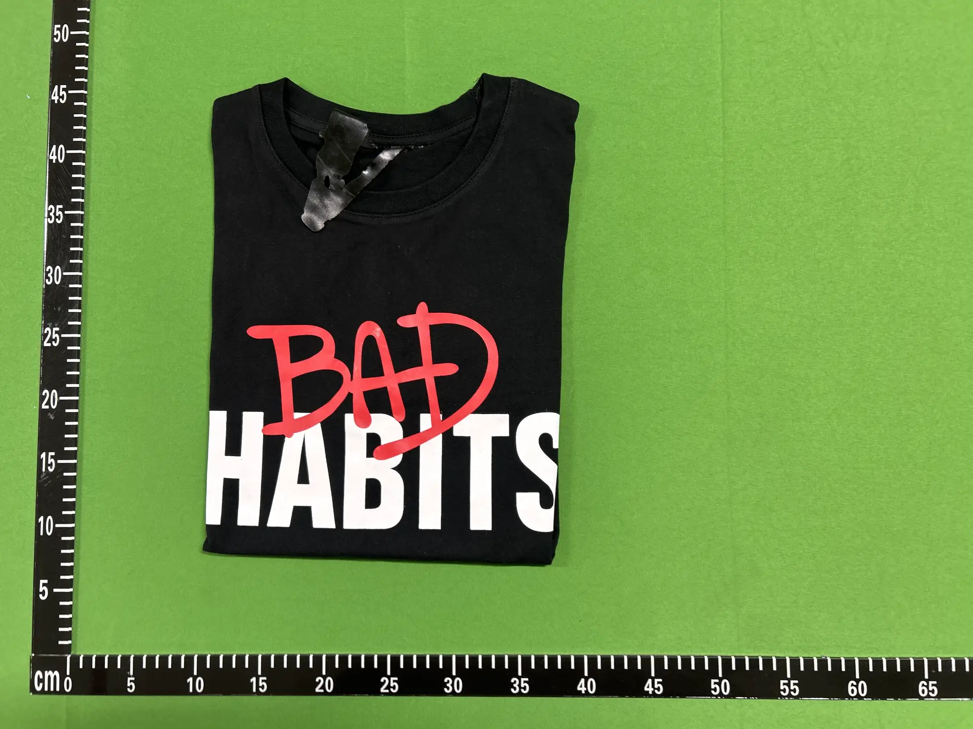 BAD HABITS Black Short Sleeve T-Shirt