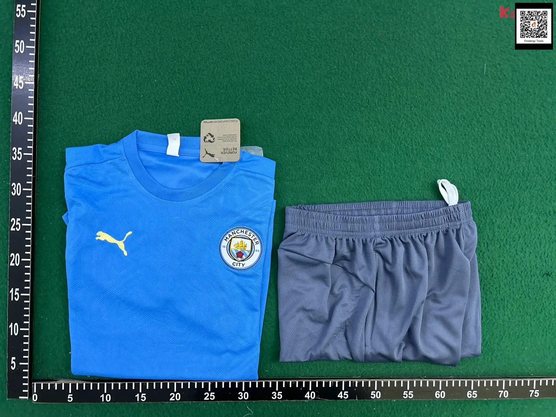 Puma Manchester City Training Jersey Short Sleeve Adult Kids Sports Training Clothes suit