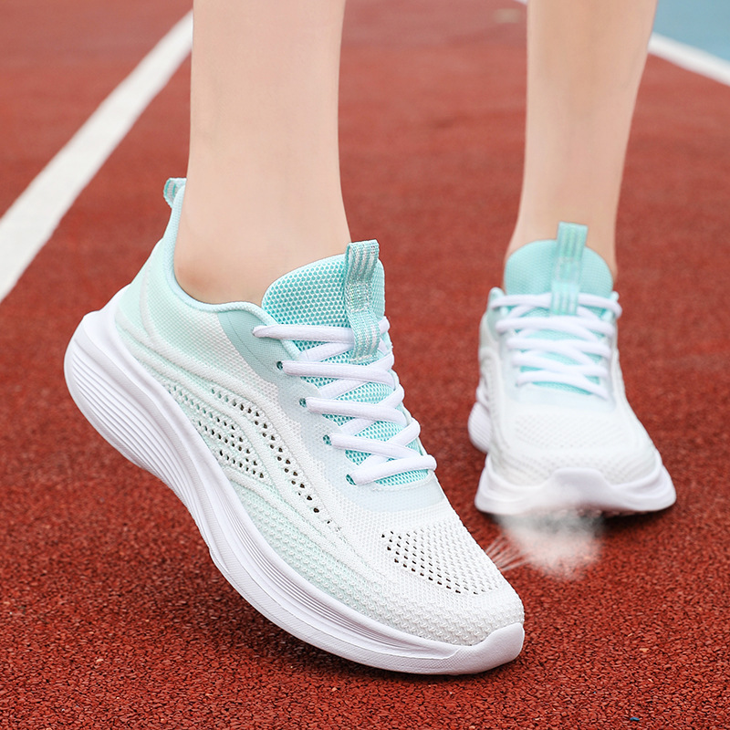 Summer New Women's Shoes Large Mesh Breathable All-match Soft Bottom Casual Shoes Light Running sneaker Mesh Women's Summer