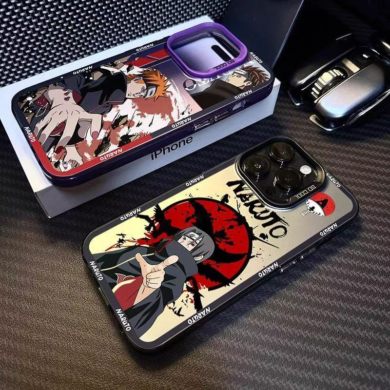 Naruto Itachi Akatsuki Suitable for Apple 17 Pro Max Phone Case, Personalized Energetic Case for iPhone 16/15/13, European and American Style 12