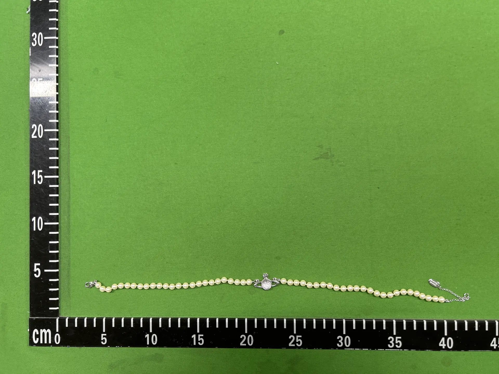 Vivienne Westwood Pearl Necklace Silver