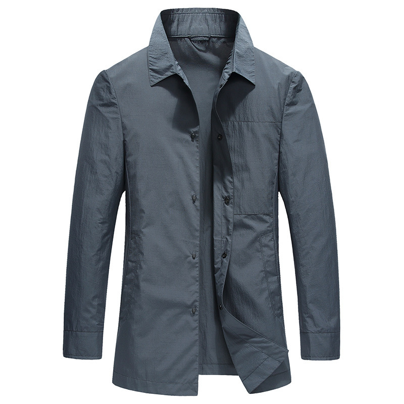 Live-Stream Popular Men's Jacket 2025 Spring and Autumn New Windbreaker High-End Casual Lightweight Single-Layer Jacket Men's Clothing