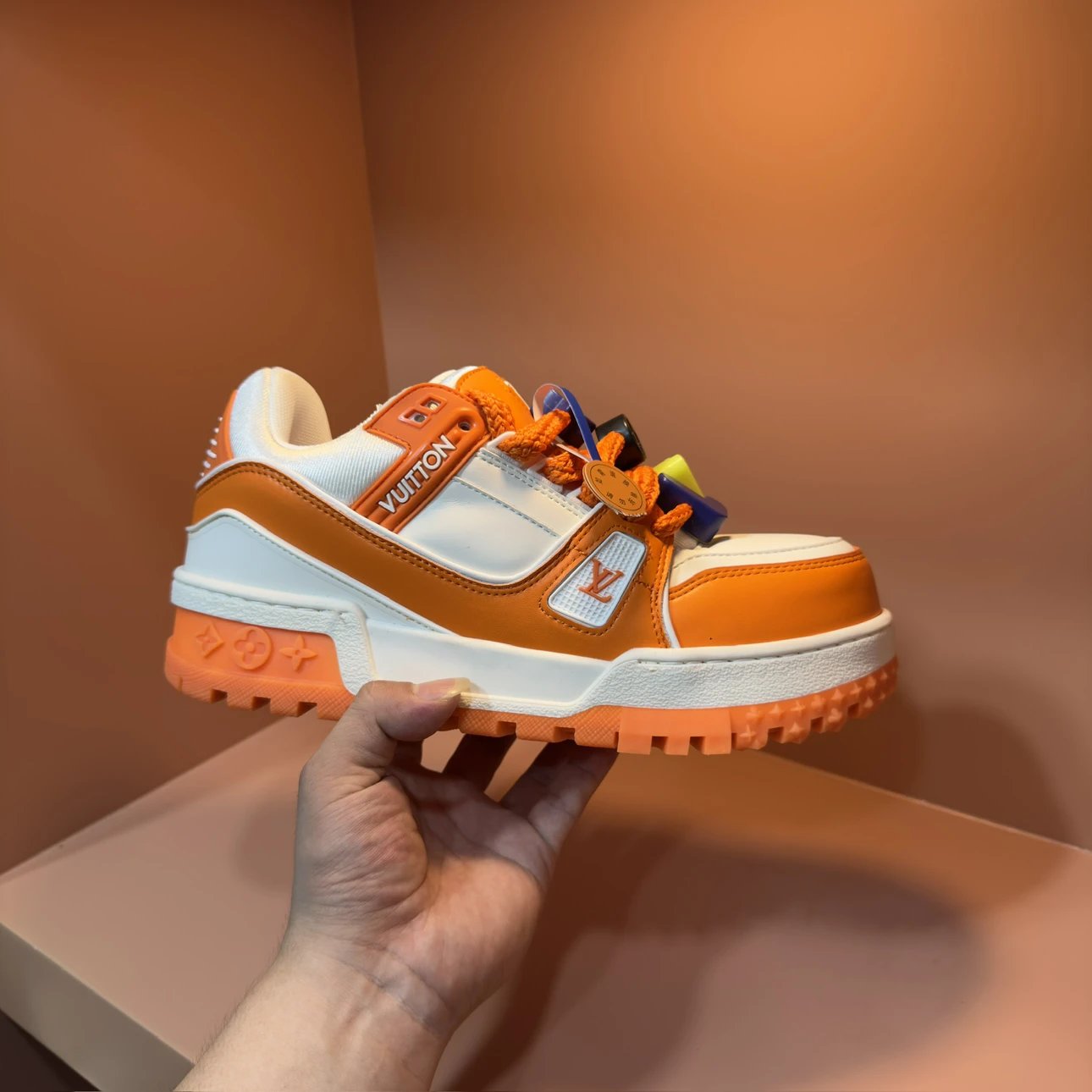 Louis Vuitton LV Trainer Orange
