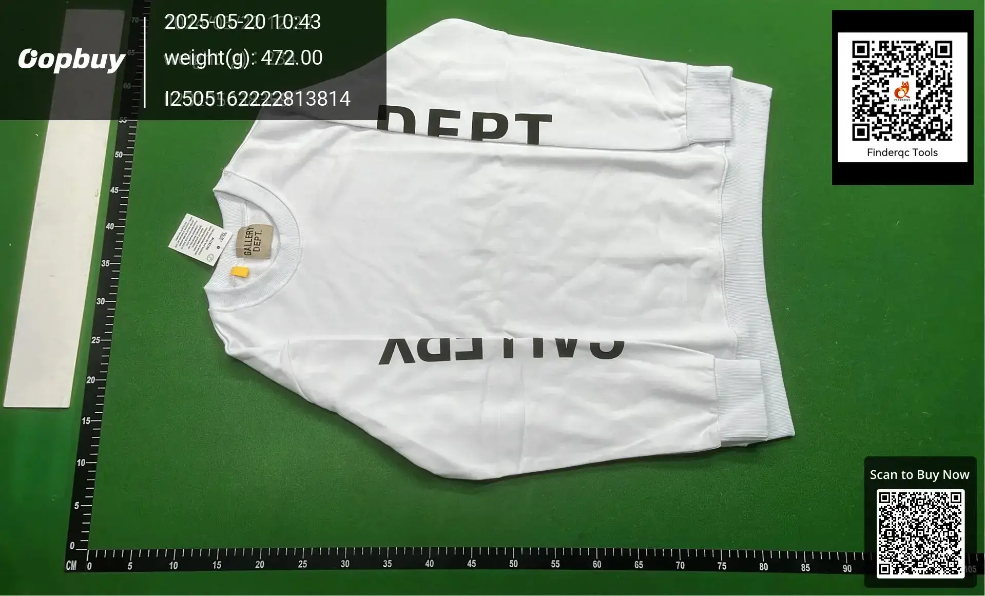 Foreign Trade GALLERY DEPT Classic Letter Print Hoodie
