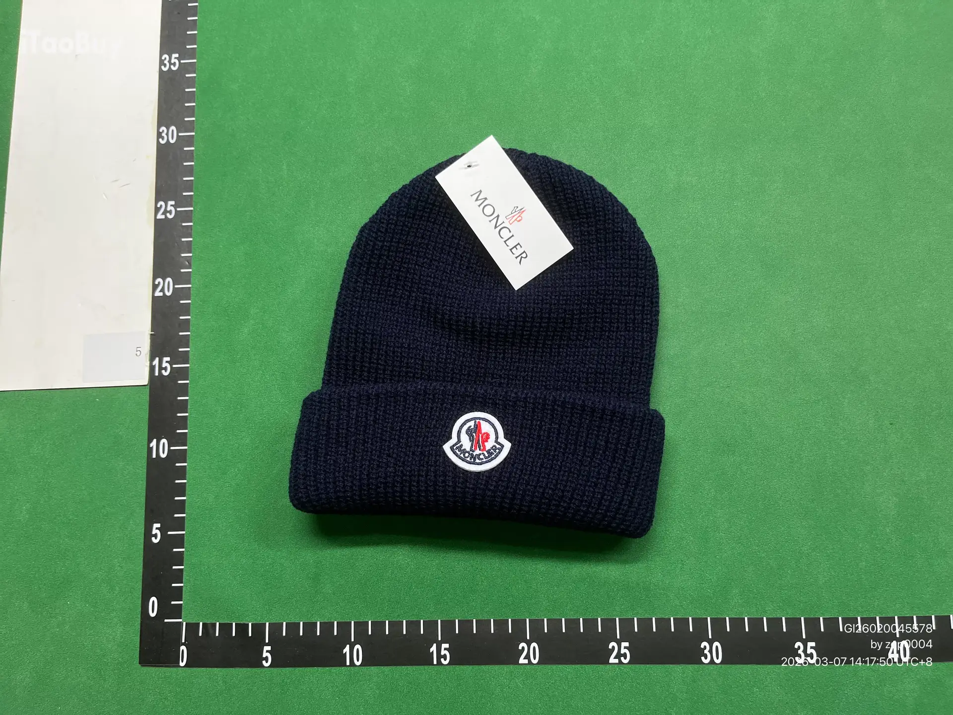 Moncler Navy Beanie