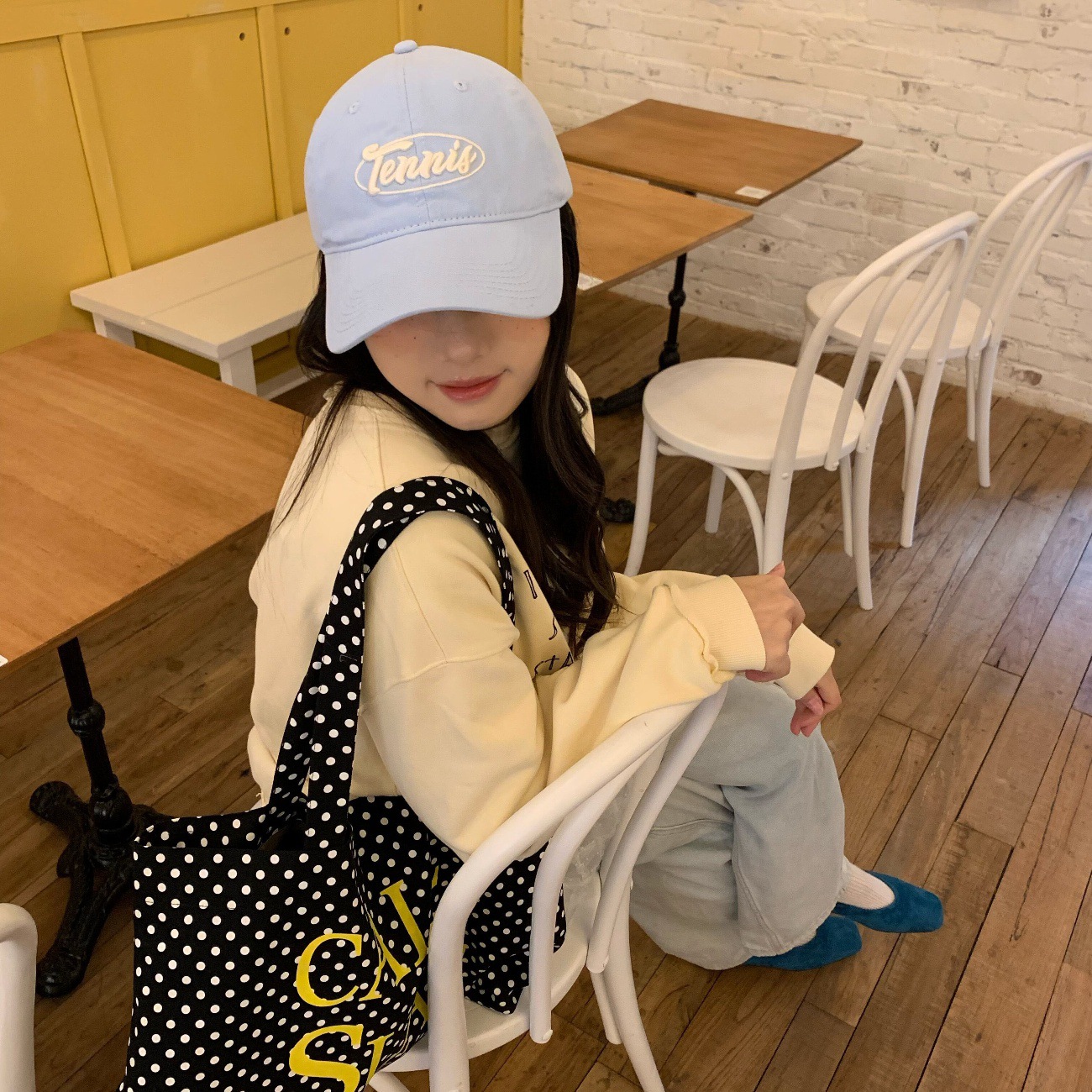 So Red-Hot Popular! Grandma Chen's Korean-Style Letter Embroidery Baseball Cap for Women, Versatile for Spring and Summer, Makes the Face Look Smaller, Trendy Duckbill Cap