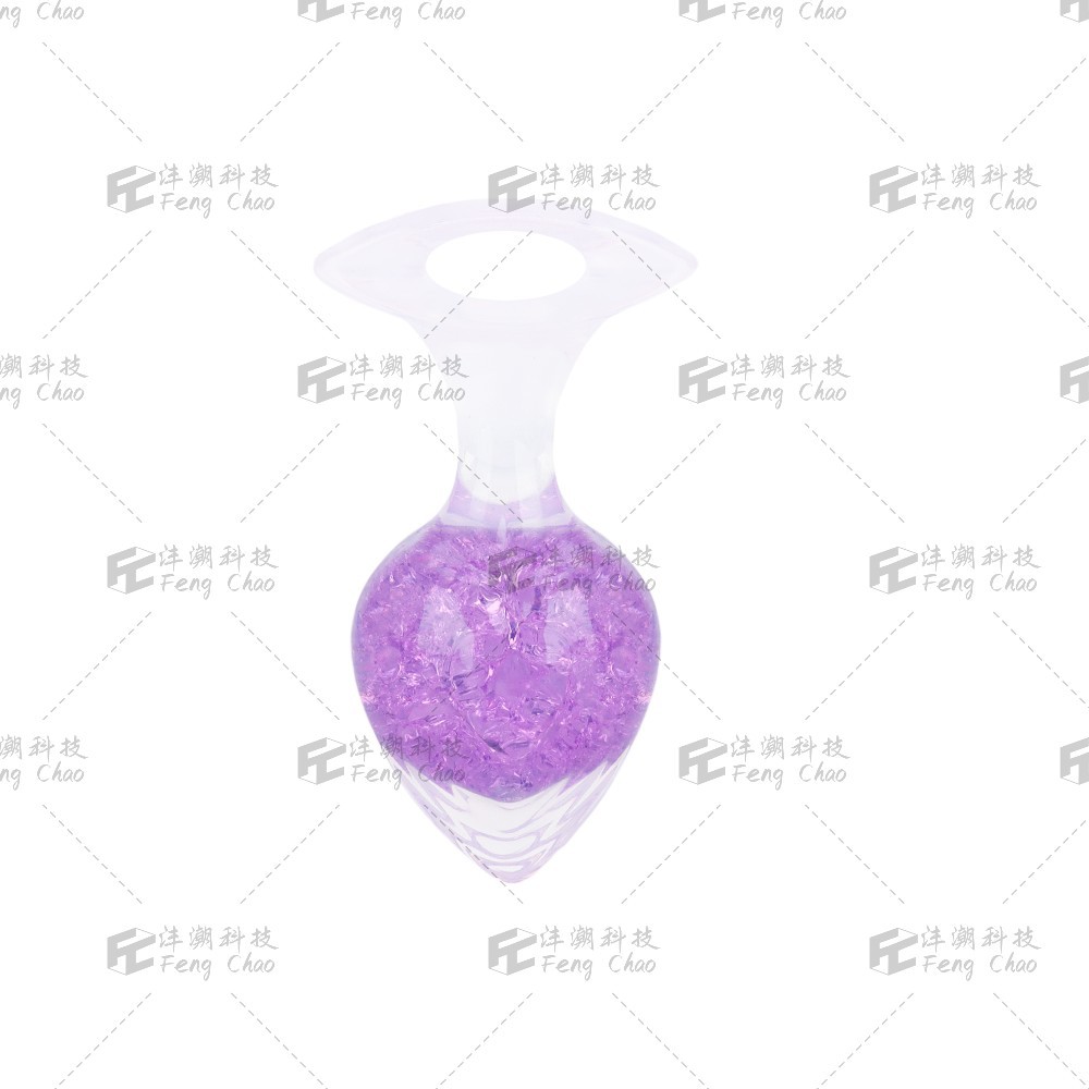 Popular Aurora Crystal Anal Plug, Big Purple Anal Plug, Sm Sexy Female Masturbator, Adult Products