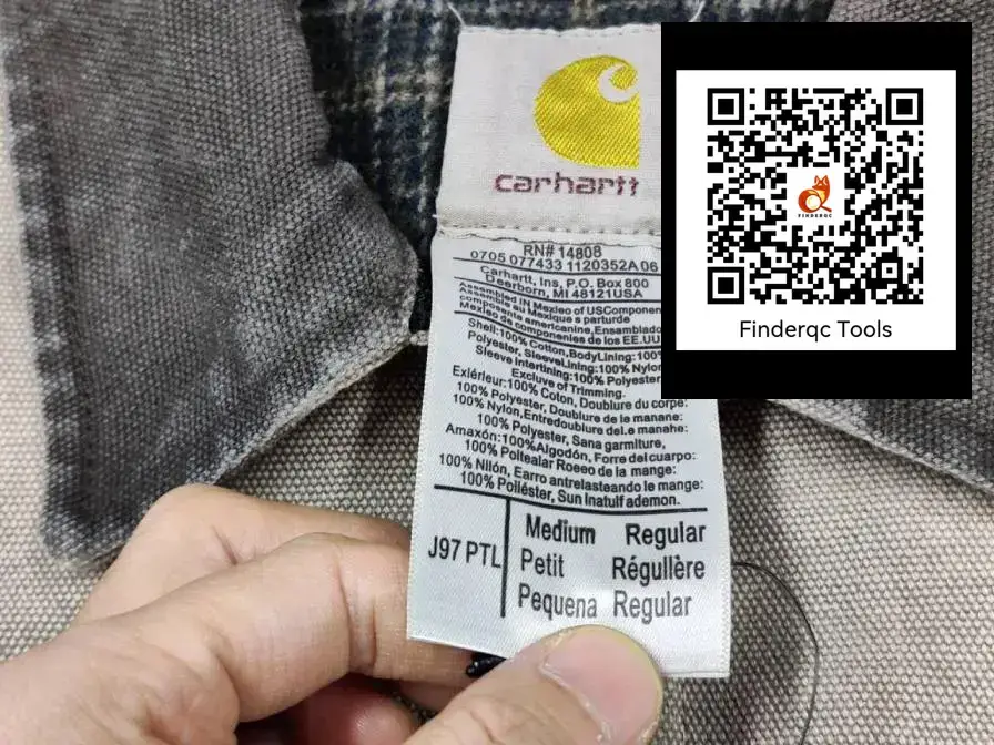 High Quality Ka@H Carha Second-Hand J97 Canvas Ready-To-Wear Washed Jacket Loose Lapel Zipper Jacket