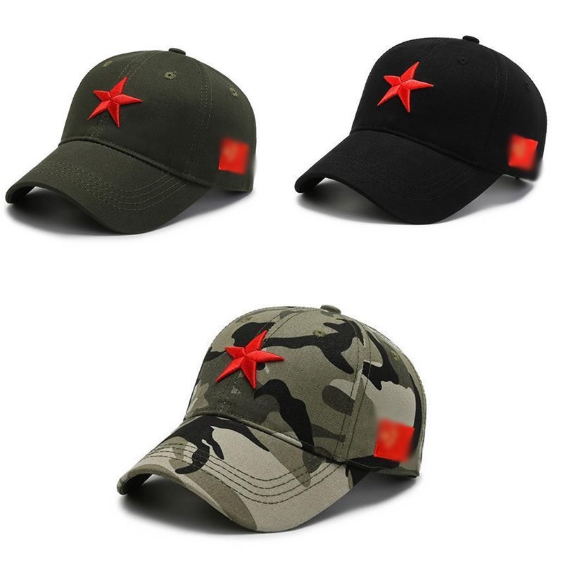 Five-pointed star camouflage cap cap outdoor sports sun hat foreign trade new baseball cap outdoor embroidery
