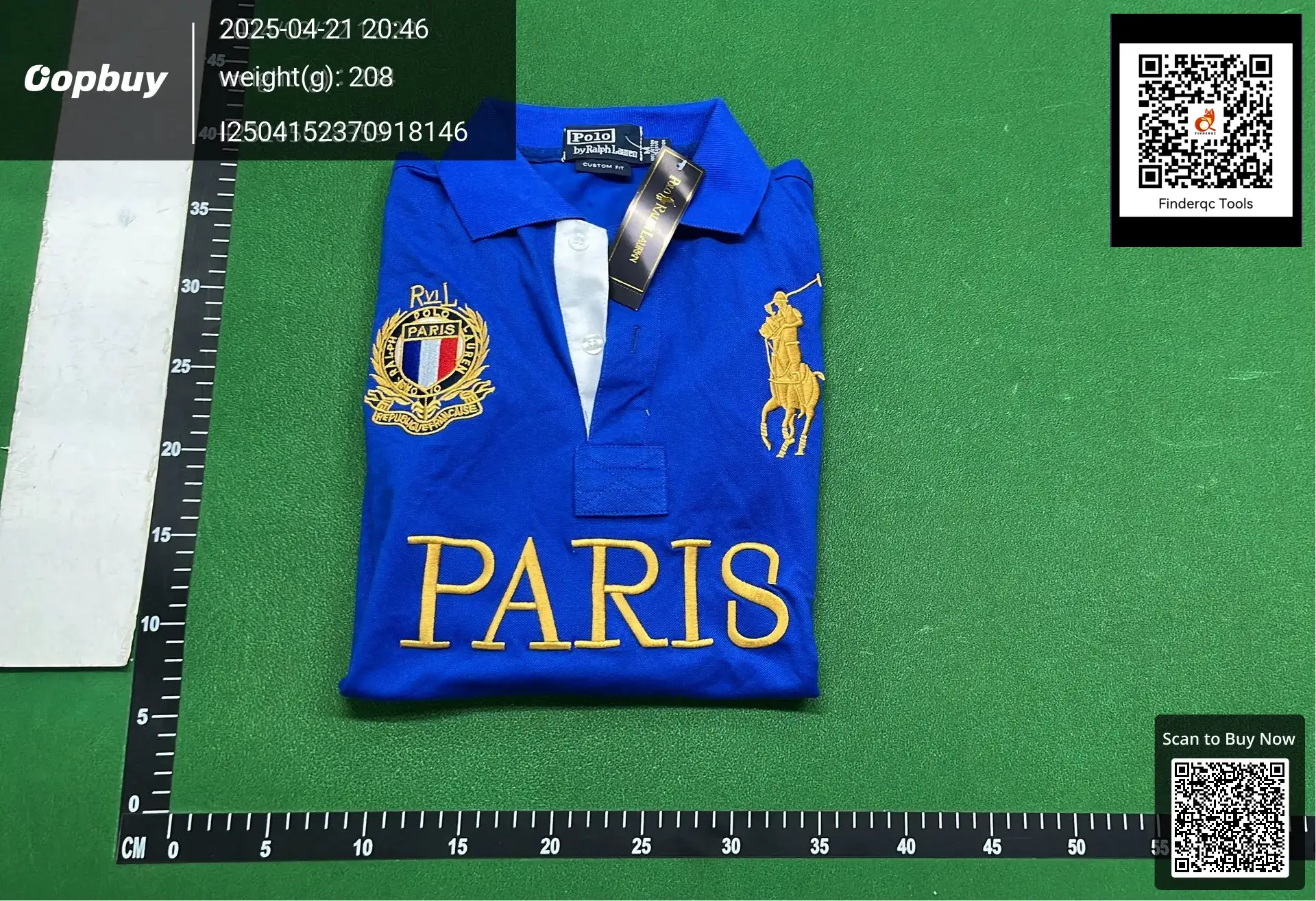 Polo Ralph Lauren Paris Polo Shirt Blue