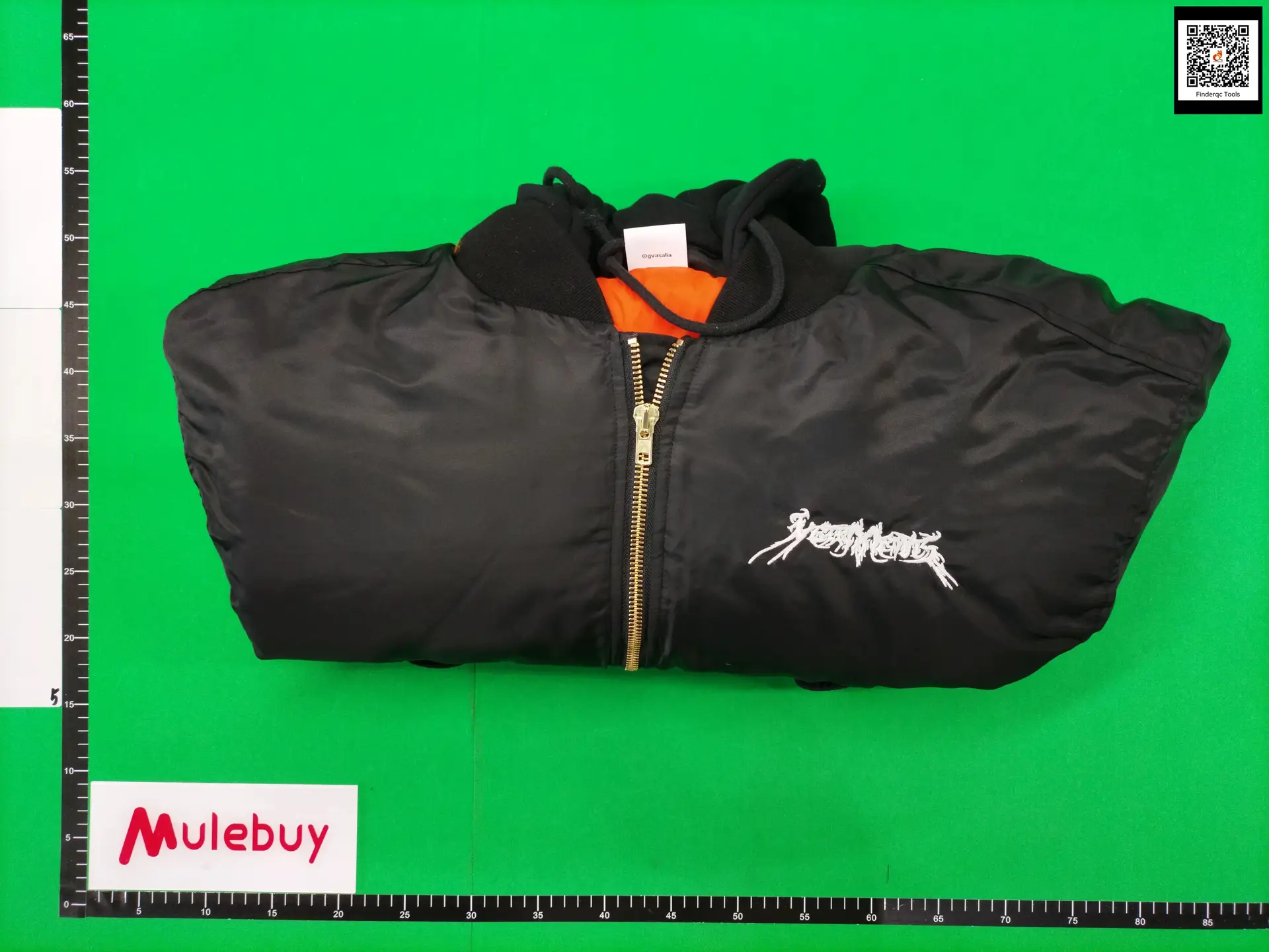 Vtm Rare Edition Five-Pointed Star Bomber Jacket with Zipper