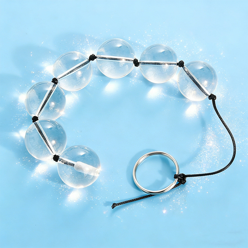 Factory direct glass beads couple toys flirt female appliances glass ice beads adult products for fun