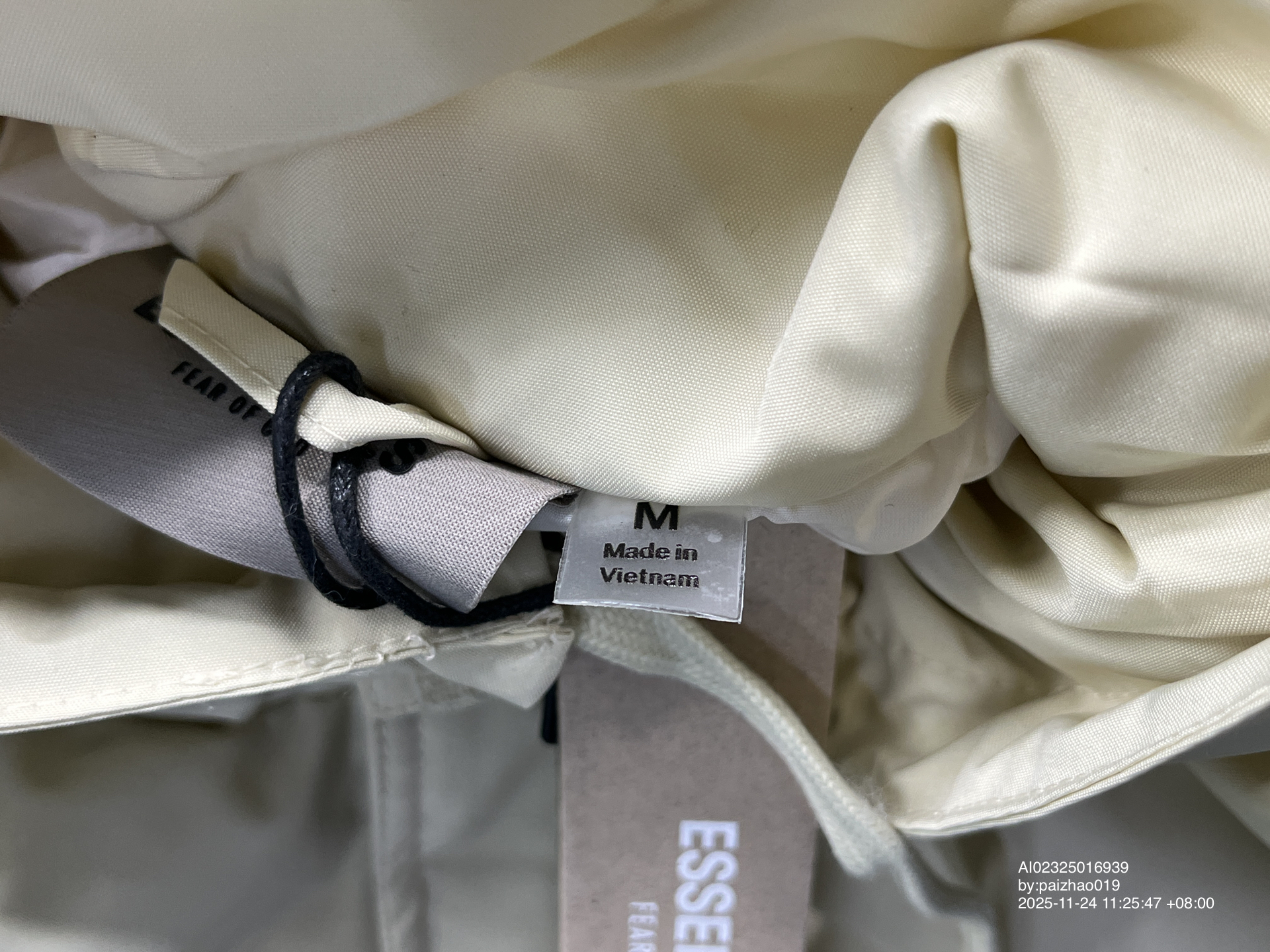 Essentials Fear of God Puffer Jacket QC