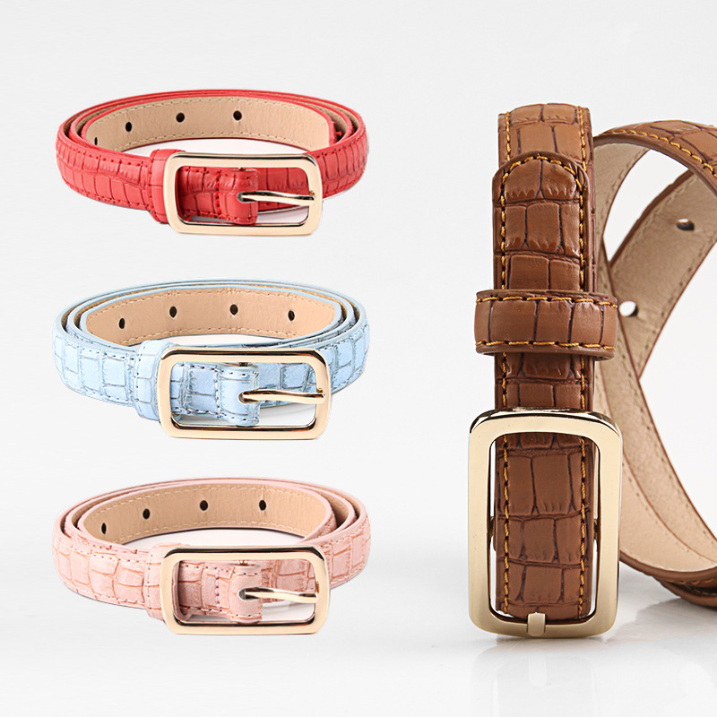 Cross-border Europe and the United States New Women's Belt Fashion Simple All-match Casual dress Jeans Coat Belt Women