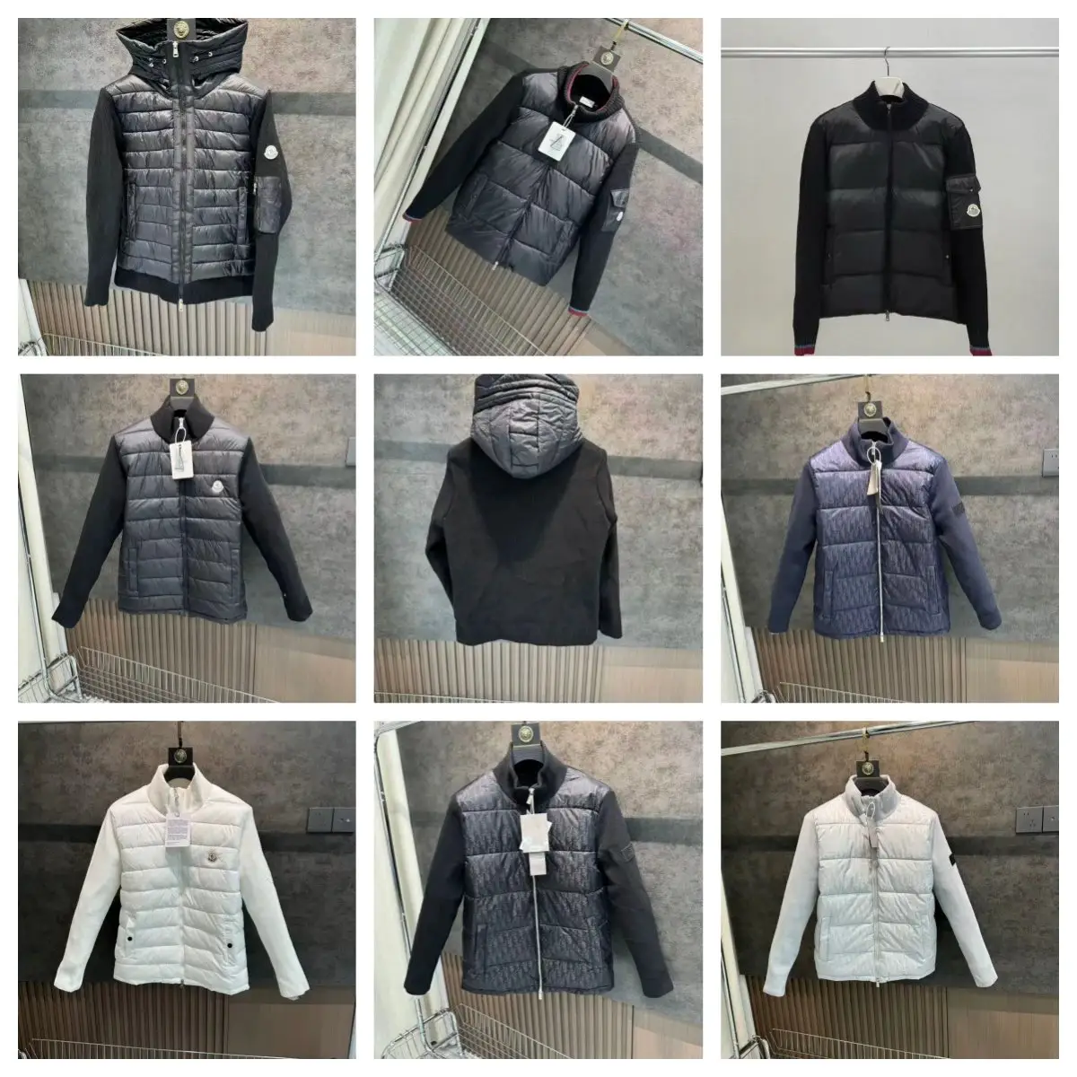百搭针织羽绒棉服(已发货商品,非质量问题不支持退换货)