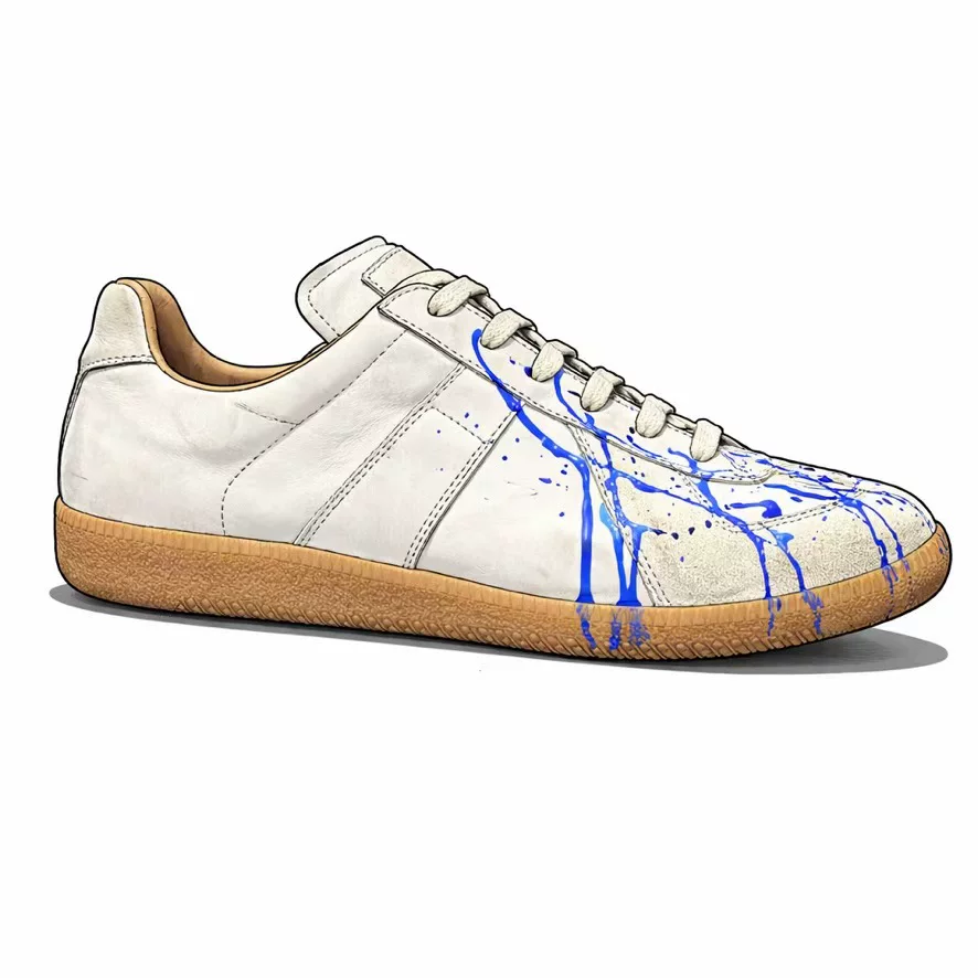 Maison Margiela Replica GAT Blue Paint Splatter