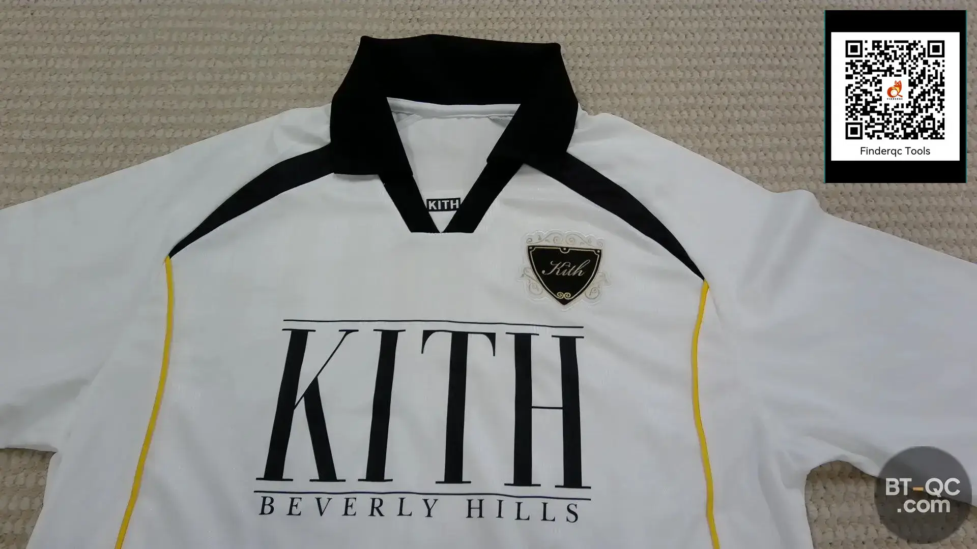 Fotigmanclub Kith Retro Jersey Polo Collar Football Team Uniform Casual Sports Short Sleeve Tee Shirt