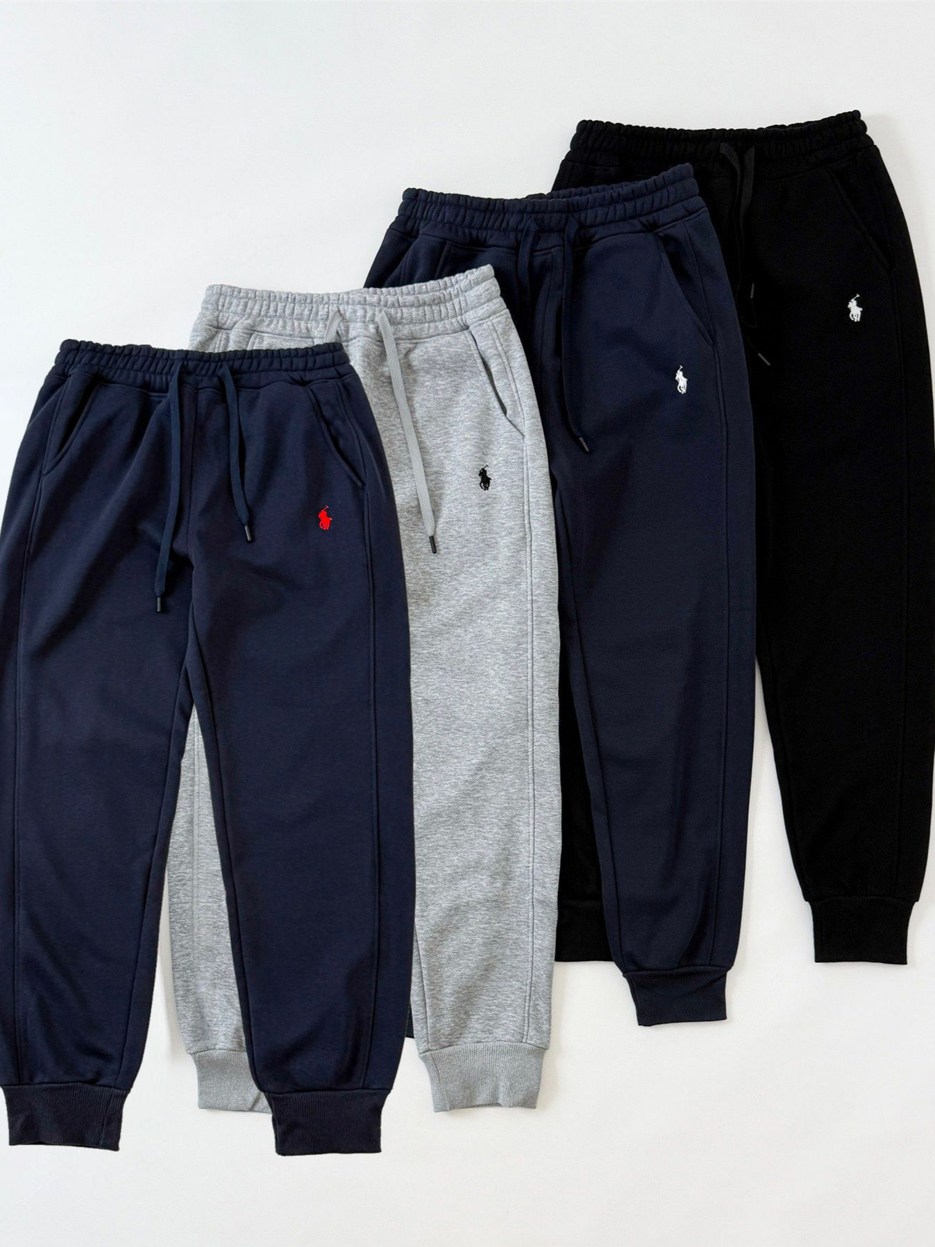 Cross-Border Rl Paul Sweatpants with Pony Logo, Autumn Casual Unisex Embroidered Sports Pants Foto QC de 1688 na Qualit.ly
