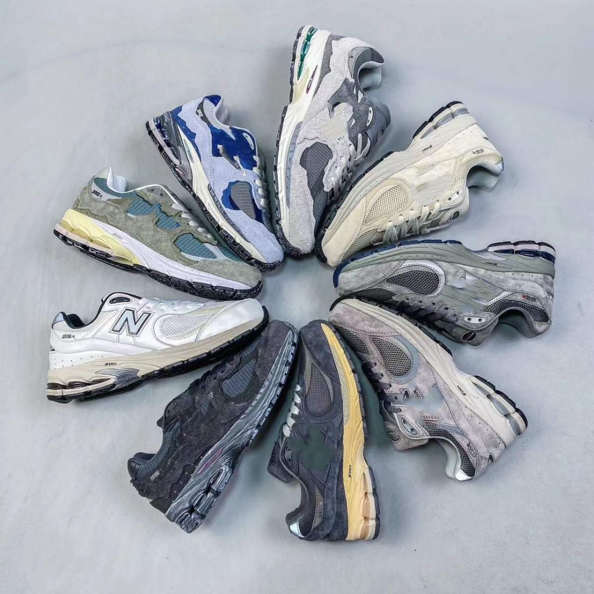 Putian Pure Original nb2002r Torre Shoes Yunyu Grey Yuanzu Grey Classic Retro Men's and Women's Trendy Sports Running Shoes