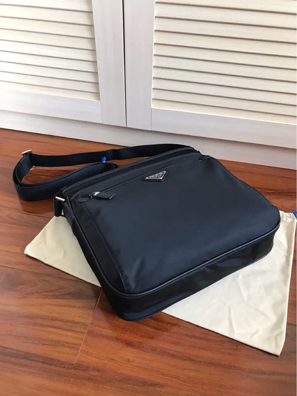P Lada recycled nylon messenger bag messenger bag men's bag high quality 2VH953