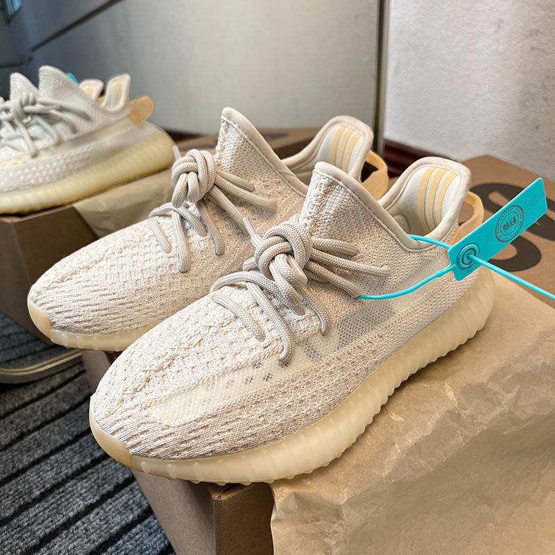 Coconut Shoes 350 White and Yellow Daisy Men's and Women's Shoes Pure Original Breathable Mesh Sports Shoes from Putian Trendy Versatile