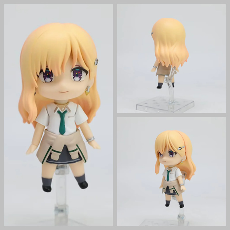 Q Version Nendoroid 2593 #   Ayase Saki Kawamura Movable Face-Changing Doll Desktop Model Trendy Toy Figurine