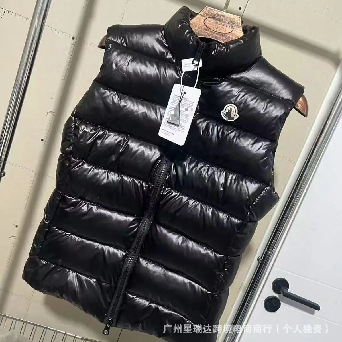 New Autumn and Winter Thickened Classic Mayan Striped Cotton Jacket with Detachable Couple's Warm Sleeveless Stand-Up Collar Vest Jacket